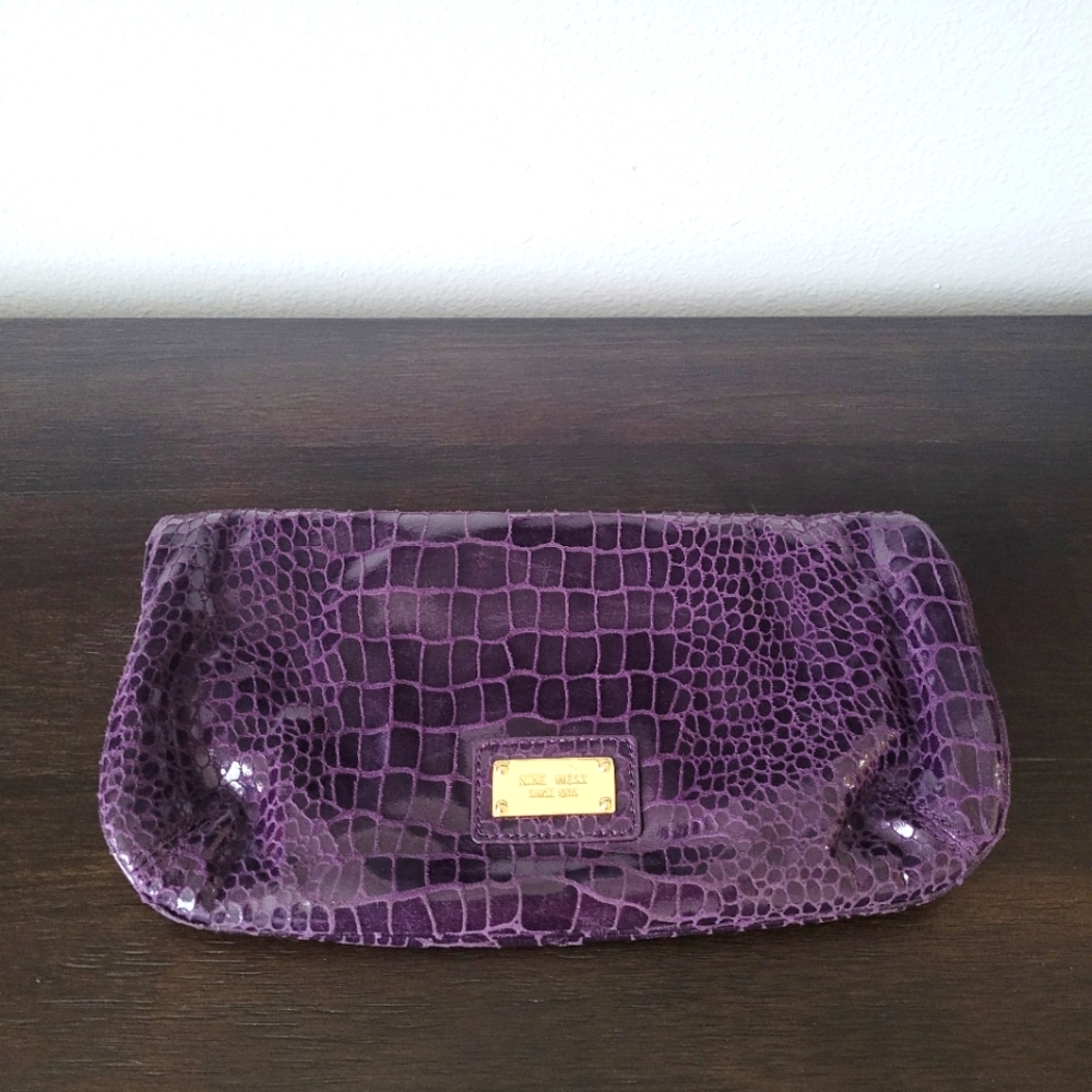 Purple Nine West Clutch